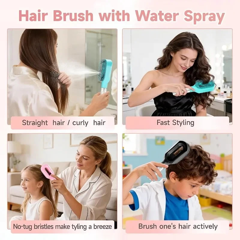Spray Hairbrush