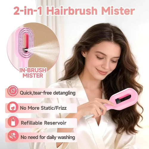Spray Hairbrush