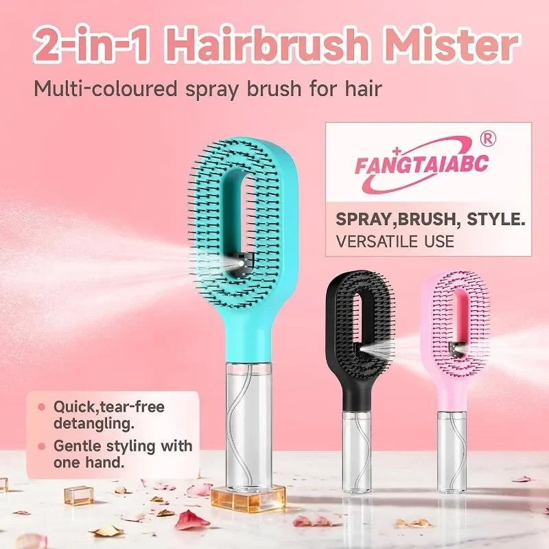 Spray Hairbrush
