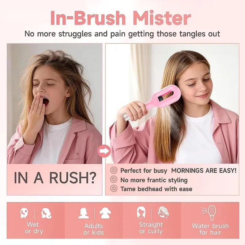 Spray Hairbrush