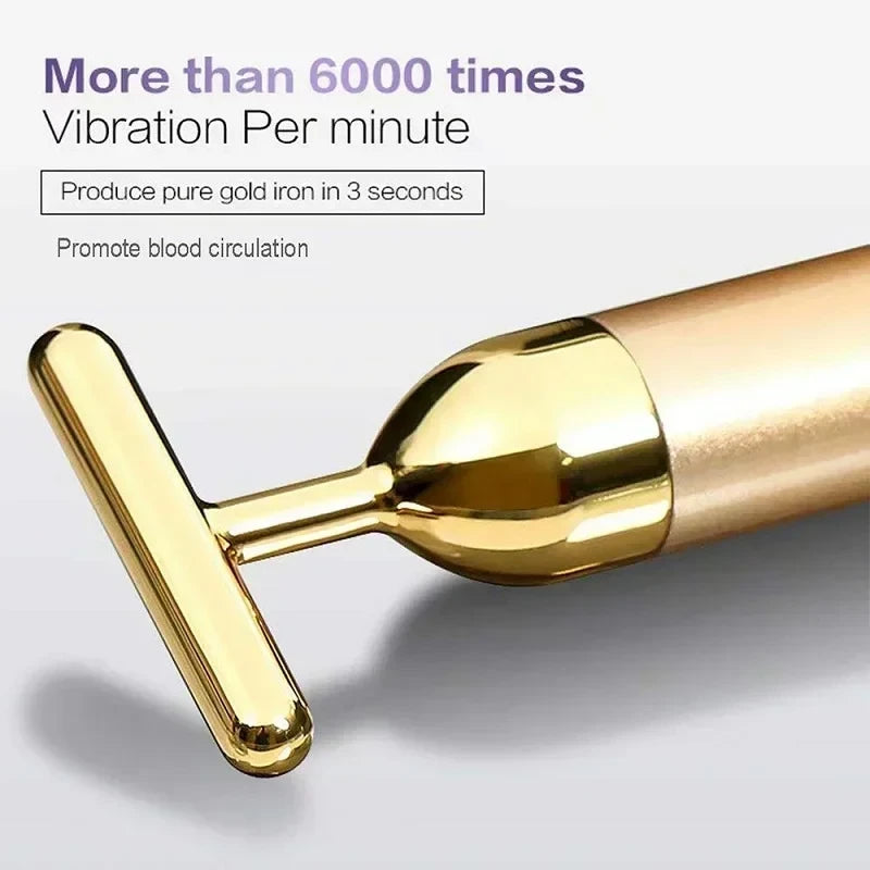 24k Gold Face Roller